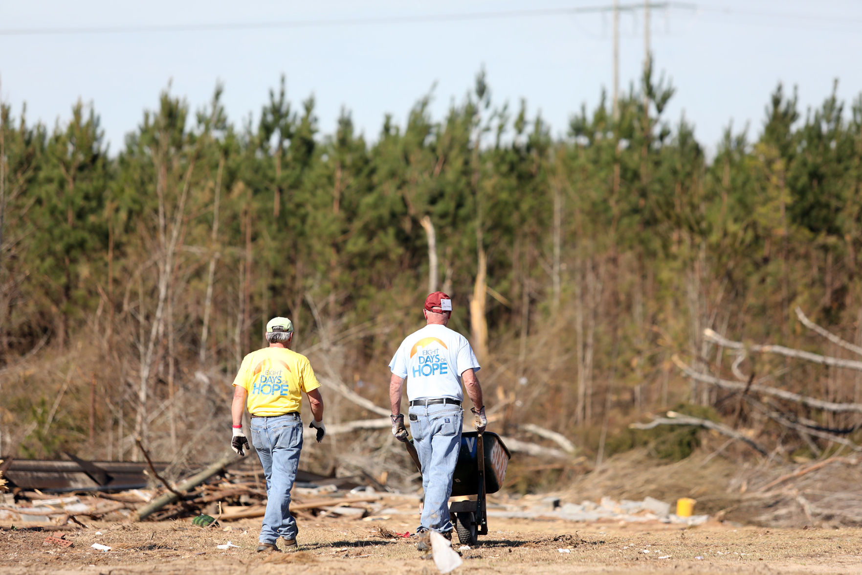Clean up on Lee County Road 39